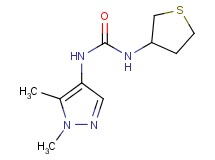 N-(1,5-dimethyl-1H-pyrazol-4-yl)-N'-(tetrahydro-3-thienyl)urea