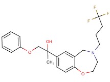 1-phenoxy-2-[4-(4,4,4-trifluorobutyl)-2,3,4,5-tetrahydro-1,4-benzoxazepin-7-yl]-2-propanol