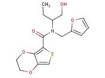 N-(2-furylmethyl)-N-[1-(hydroxymethyl)propyl]-2,3-dihydrothieno[3,4-b][1,4]dioxine-5-carboxamide