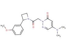 5-(dimethylamino)-2-{2-[2-(3-methoxyphenyl)azetidin-1-yl]-2-oxoethyl}pyridazin-3(2H)-one