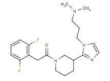 3-(2-{1-[(2,6-difluorophenyl)acetyl]piperidin-3-yl}-1H-imidazol-1-yl)-N,N-dimethylpropan-1-amine