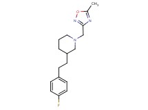 3-[2-(4-fluorophenyl)ethyl]-1-[(5-methyl-1,2,4-oxadiazol-3-yl)methyl]piperidine