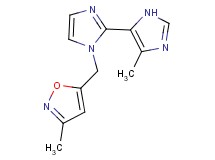 5'-methyl-1-[(3-methylisoxazol-5-yl)methyl]-1H,3'H-2,4'-biimidazole