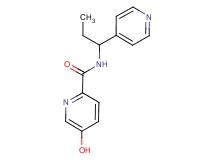 5-hydroxy-N-(1-pyridin-4-ylpropyl)pyridine-2-carboxamide