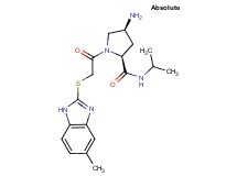 (2S,4S)-4-amino-N-isopropyl-1-{[(5-methyl-1H-benzimidazol-2-yl)thio]acetyl}pyrrolidine-2-carboxamide
