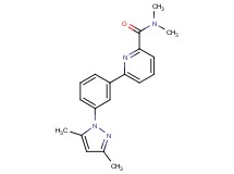 6-[3-(3,5-dimethyl-1H-pyrazol-1-yl)phenyl]-N,N-dimethylpyridine-2-carboxamide