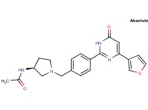 N-((3S)-1-{4-[4-(3-furyl)-6-oxo-1,6-dihydropyrimidin-2-yl]benzyl}pyrrolidin-3-yl)acetamide