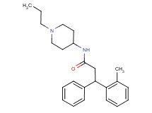 3-(2-methylphenyl)-3-phenyl-N-(1-propyl-4-piperidinyl)propanamide
