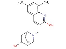 3-{[(3-endo)-3-hydroxy-8-azabicyclo[3.2.1]oct-8-yl]methyl}-6,8-dimethyl-2-quinolinol