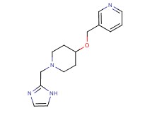 3-({[1-(1H-imidazol-2-ylmethyl)-4-piperidinyl]oxy}methyl)pyridine