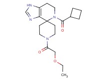 5-(cyclobutylcarbonyl)-1'-(ethoxyacetyl)-1,5,6,7-tetrahydrospiro[imidazo[4,5-c]pyridine-4,4'-piperidine]