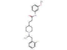 3-{1-[2-(2-fluorophenyl)-1-methylethyl]-4-piperidinyl}-N-(3-methoxyphenyl)propanamide