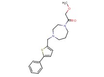 1-(methoxyacetyl)-4-[(5-phenyl-2-thienyl)methyl]-1,4-diazepane