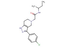 N-(sec-butyl)-2-[3-(4-chlorophenyl)-1,4,6,7-tetrahydro-5H-pyrazolo[4,3-c]pyridin-5-yl]acetamide