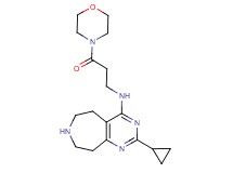 2-cyclopropyl-N-[3-(4-morpholinyl)-3-oxopropyl]-6,7,8,9-tetrahydro-5H-pyrimido[4,5-d]azepin-4-amine dihydrochloride