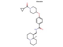4-{[1-(cyclopropylcarbonyl)-4-piperidinyl]oxy}-N-[(1S,9aR)-octahydro-2H-quinolizin-1-ylmethyl]benzamide