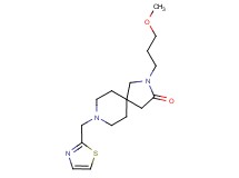 2-(3-methoxypropyl)-8-(1,3-thiazol-2-ylmethyl)-2,8-diazaspiro[4.5]decan-3-one