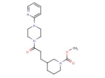 methyl 3-[3-oxo-3-(4-pyridin-2-ylpiperazin-1-yl)propyl]piperidine-1-carboxylate