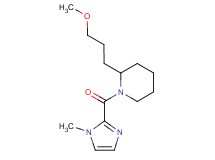 2-(3-methoxypropyl)-1-[(1-methyl-1H-imidazol-2-yl)carbonyl]piperidine