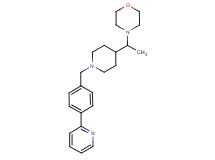 4-(1-{1-[4-(2-pyridinyl)benzyl]-4-piperidinyl}ethyl)morpholine