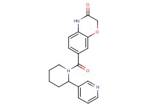 7-[(2-pyridin-3-ylpiperidin-1-yl)carbonyl]-2H-1,4-benzoxazin-3(4H)-one