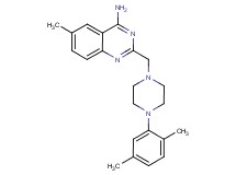 2-{[4-(2,5-dimethylphenyl)-1-piperazinyl]methyl}-6-methyl-4-quinazolinamine