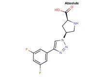 (4S)-4-[4-(3,5-difluorophenyl)-1H-1,2,3-triazol-1-yl]-L-proline hydrochloride