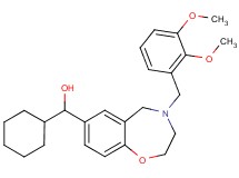 cyclohexyl[4-(2,3-dimethoxybenzyl)-2,3,4,5-tetrahydro-1,4-benzoxazepin-7-yl]methanol
