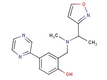 2-{[[1-(3-isoxazolyl)ethyl](methyl)amino]methyl}-4-(2-pyrazinyl)phenol