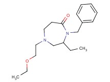 4-benzyl-1-(2-ethoxyethyl)-3-ethyl-1,4-diazepan-5-one