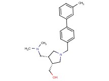 {(3R*,4R*)-4-[(dimethylamino)methyl]-1-[(3'-methylbiphenyl-4-yl)methyl]pyrrolidin-3-yl}methanol