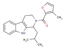 1-isobutyl-2-(3-methyl-2-furoyl)-2,3,4,9-tetrahydro-1H-beta-carboline