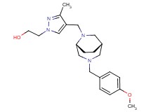 2-(4-{[(1S*,5R*)-3-(4-methoxybenzyl)-3,6-diazabicyclo[3.2.2]non-6-yl]methyl}-3-methyl-1H-pyrazol-1-yl)ethanol