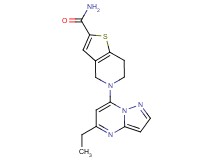 5-(5-ethylpyrazolo[1,5-a]pyrimidin-7-yl)-4,5,6,7-tetrahydrothieno[3,2-c]pyridine-2-carboxamide