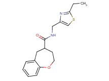 N-[(2-ethyl-1,3-thiazol-4-yl)methyl]-2,3,4,5-tetrahydro-1-benzoxepine-4-carboxamide