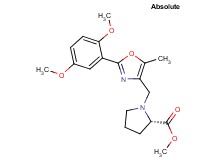 methyl 1-{[2-(2,5-dimethoxyphenyl)-5-methyl-1,3-oxazol-4-yl]methyl}-L-prolinate