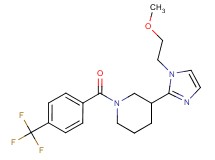 3-[1-(2-methoxyethyl)-1H-imidazol-2-yl]-1-[4-(trifluoromethyl)benzoyl]piperidine