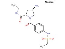 (4R)-4-amino-N-ethyl-1-{4-[(ethylsulfonyl)amino]benzoyl}-L-prolinamide trifluoroacetate