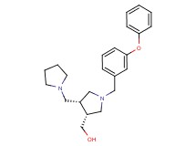 [(3R*,4R*)-1-(3-phenoxybenzyl)-4-(pyrrolidin-1-ylmethyl)pyrrolidin-3-yl]methanol
