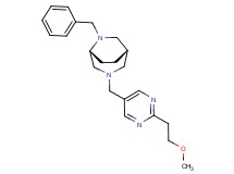 (1S*,5R*)-6-benzyl-3-{[2-(2-methoxyethyl)-5-pyrimidinyl]methyl}-3,6-diazabicyclo[3.2.2]nonane