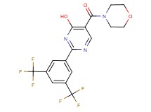2-[3,5-bis(trifluoromethyl)phenyl]-5-(morpholin-4-ylcarbonyl)pyrimidin-4-ol