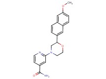 2-[2-(6-methoxy-2-naphthyl)morpholin-4-yl]isonicotinamide