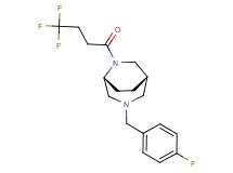 (1S*,5R*)-3-(4-fluorobenzyl)-6-(4,4,4-trifluorobutanoyl)-3,6-diazabicyclo[3.2.2]nonane