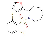 1-[(2,6-difluorophenyl)sulfonyl]-2-(2-furyl)azepane