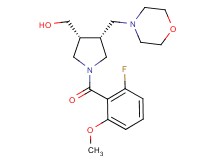 [(3R*,4R*)-1-(2-fluoro-6-methoxybenzoyl)-4-(4-morpholinylmethyl)-3-pyrrolidinyl]methanol