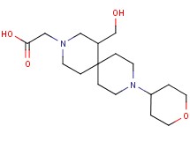 [1-(hydroxymethyl)-9-(tetrahydro-2H-pyran-4-yl)-3,9-diazaspiro[5.5]undec-3-yl]acetic acid