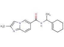 N-(1-cyclohex-1-en-1-ylethyl)-2-methylimidazo[1,2-a]pyridine-6-carboxamide