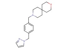 9-[4-(1H-pyrazol-1-ylmethyl)benzyl]-3-oxa-9-azaspiro[5.5]undecane