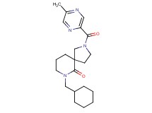 7-(cyclohexylmethyl)-2-[(5-methyl-2-pyrazinyl)carbonyl]-2,7-diazaspiro[4.5]decan-6-one