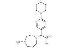 (4-methyl-1,4-diazepan-1-yl)(6-piperidin-1-ylpyridin-3-yl)acetic acid